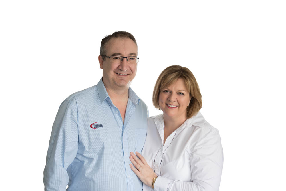 Gabi Reid & Bruce Reid, Bookkeeper from First Class Accounts Cairns