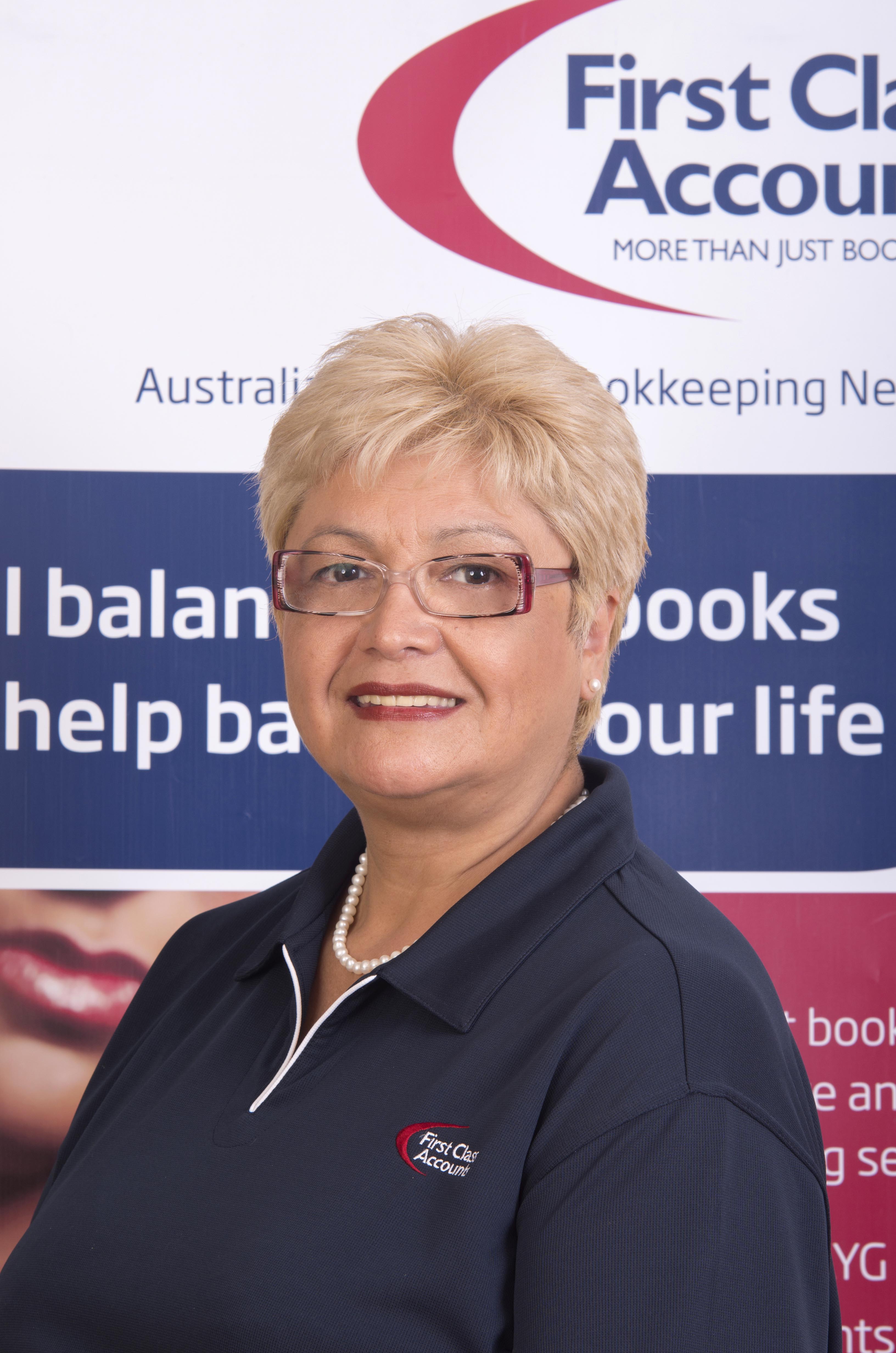Norma Reynaga, Bookkeeper from First Class Accounts Currambin