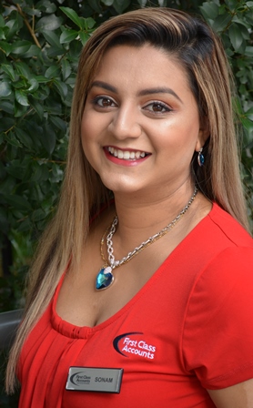 Sonam Singh, Bookkeeper from First Class Accounts Narellan